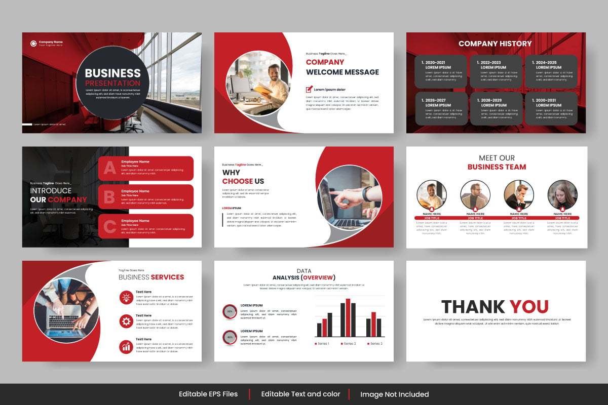 Vector corporate business presentation and business portfolio idea
