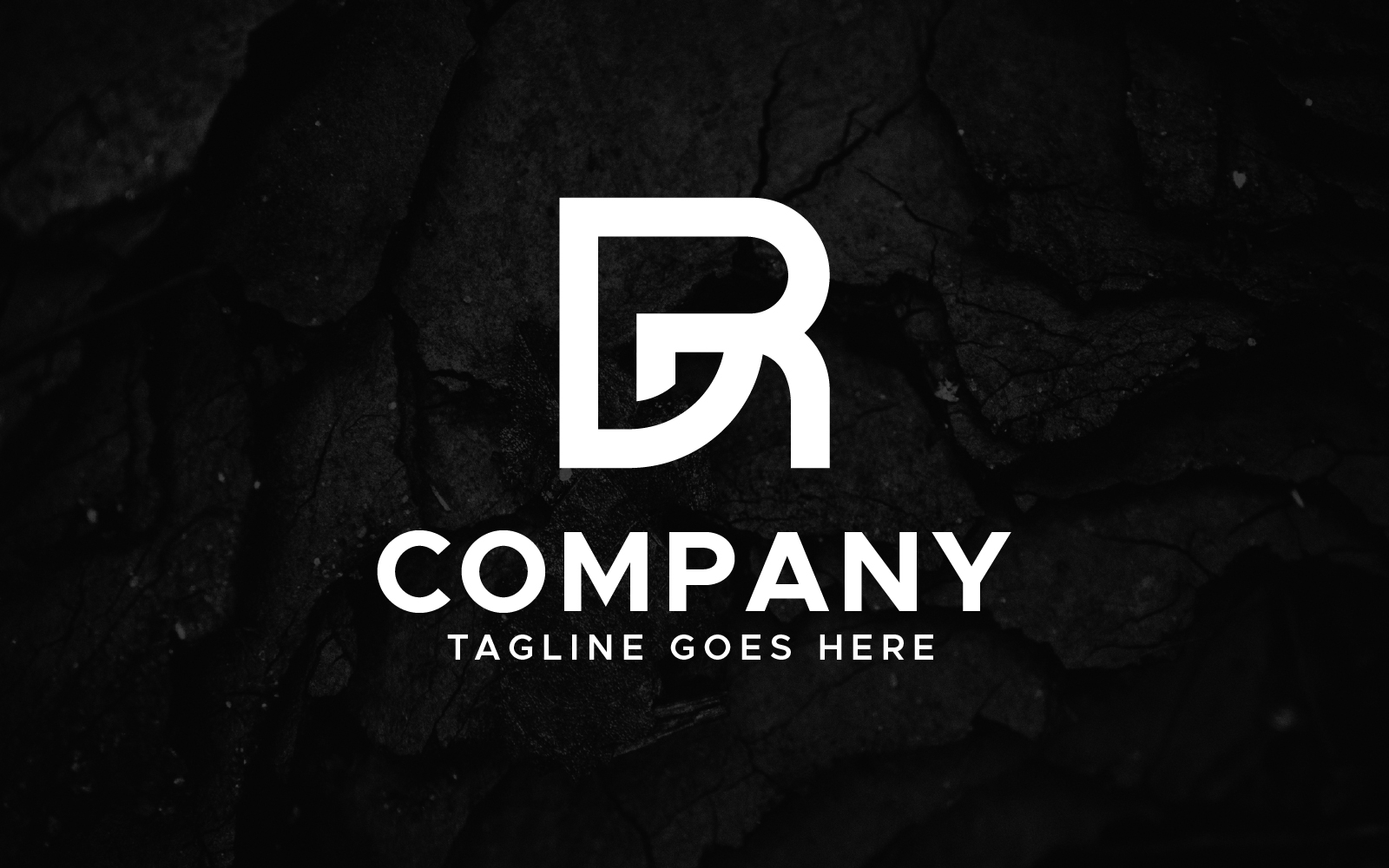 D G R letter mark logo design template