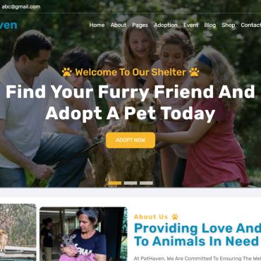 Animals Breeder Responsive Website Templates 373183