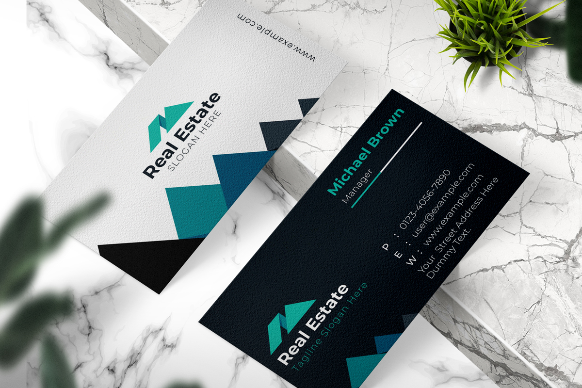 Real Estate Business Card Design