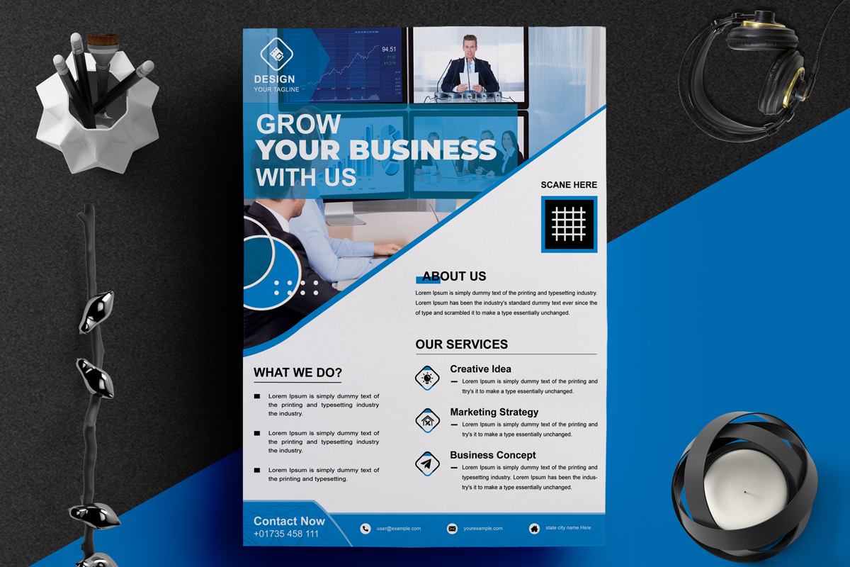 Creative Business Flyer  Template Layout