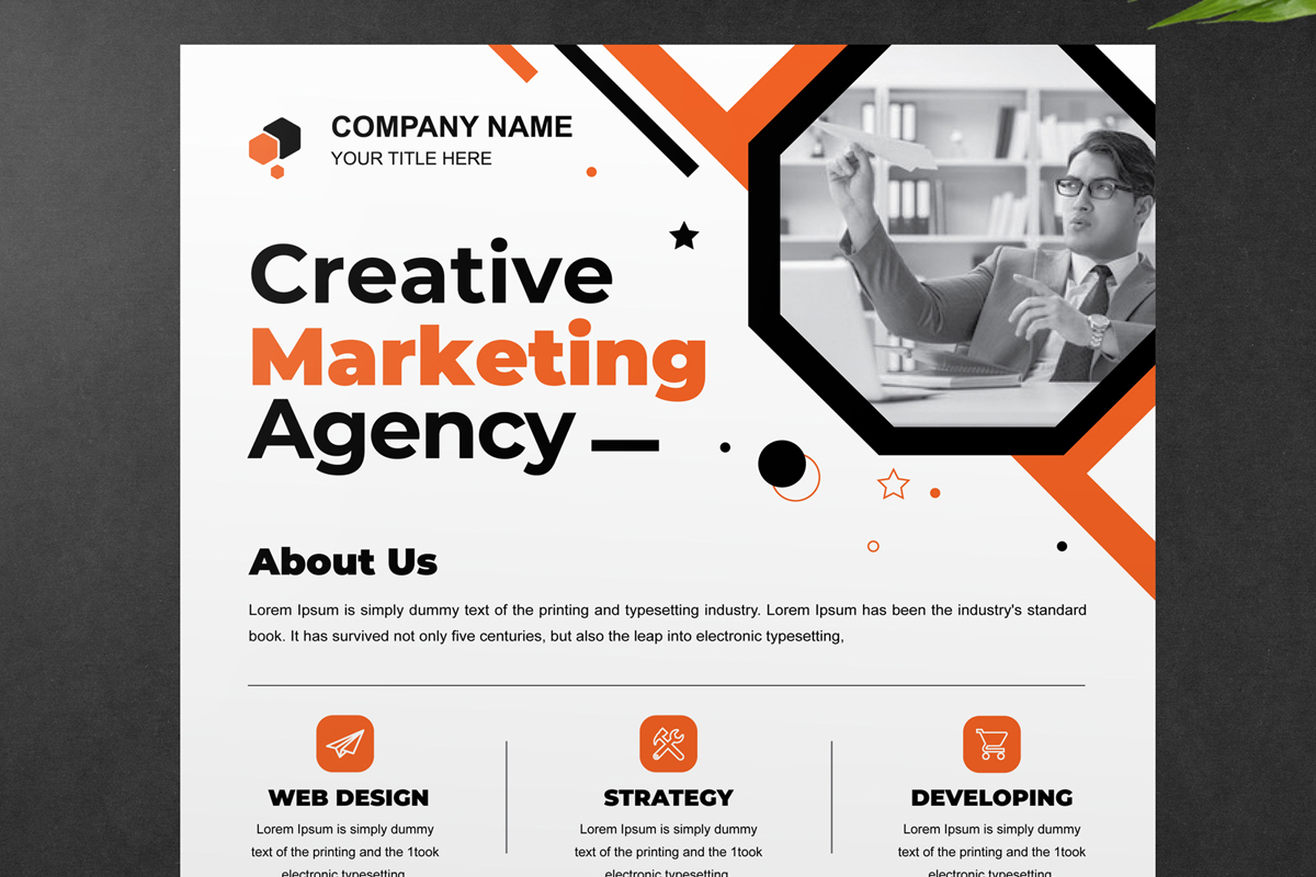 Modern Creative Business Agency Flyer