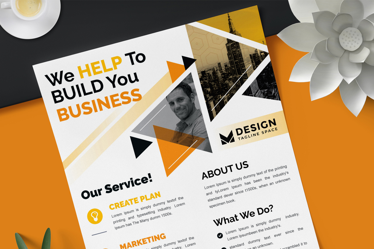 Marketing Business Flyer design Template