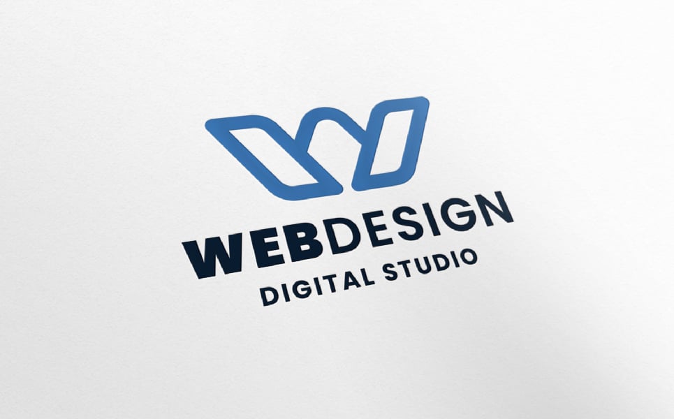 Web Design Letter W Pro Logo