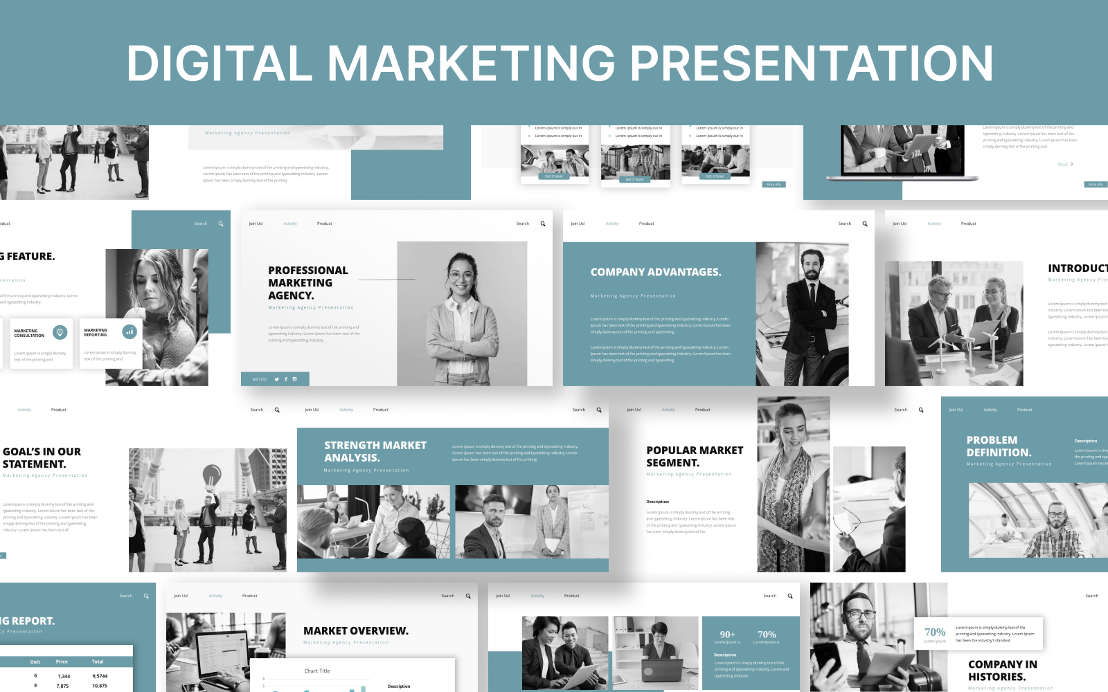 Agentciore - Marketing Agency Keynote Presentation Template