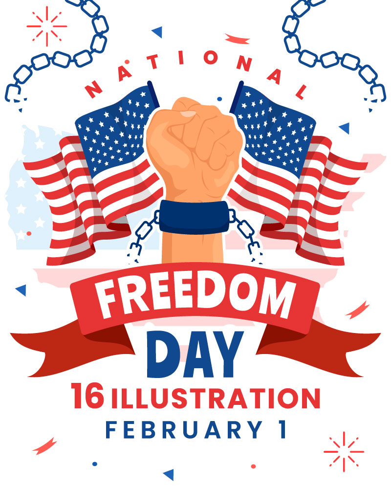 16 National Freedom Day Illustration