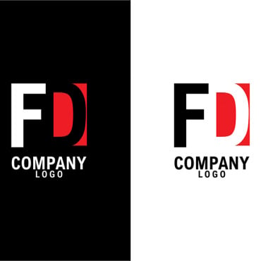Letter Fd Logo Templates 373298