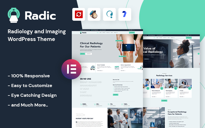 Radic - Radiology and Imaging WordPress Theme