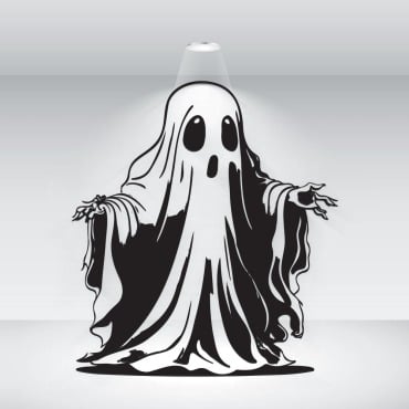 Cute Ghost Illustrations Templates 373395