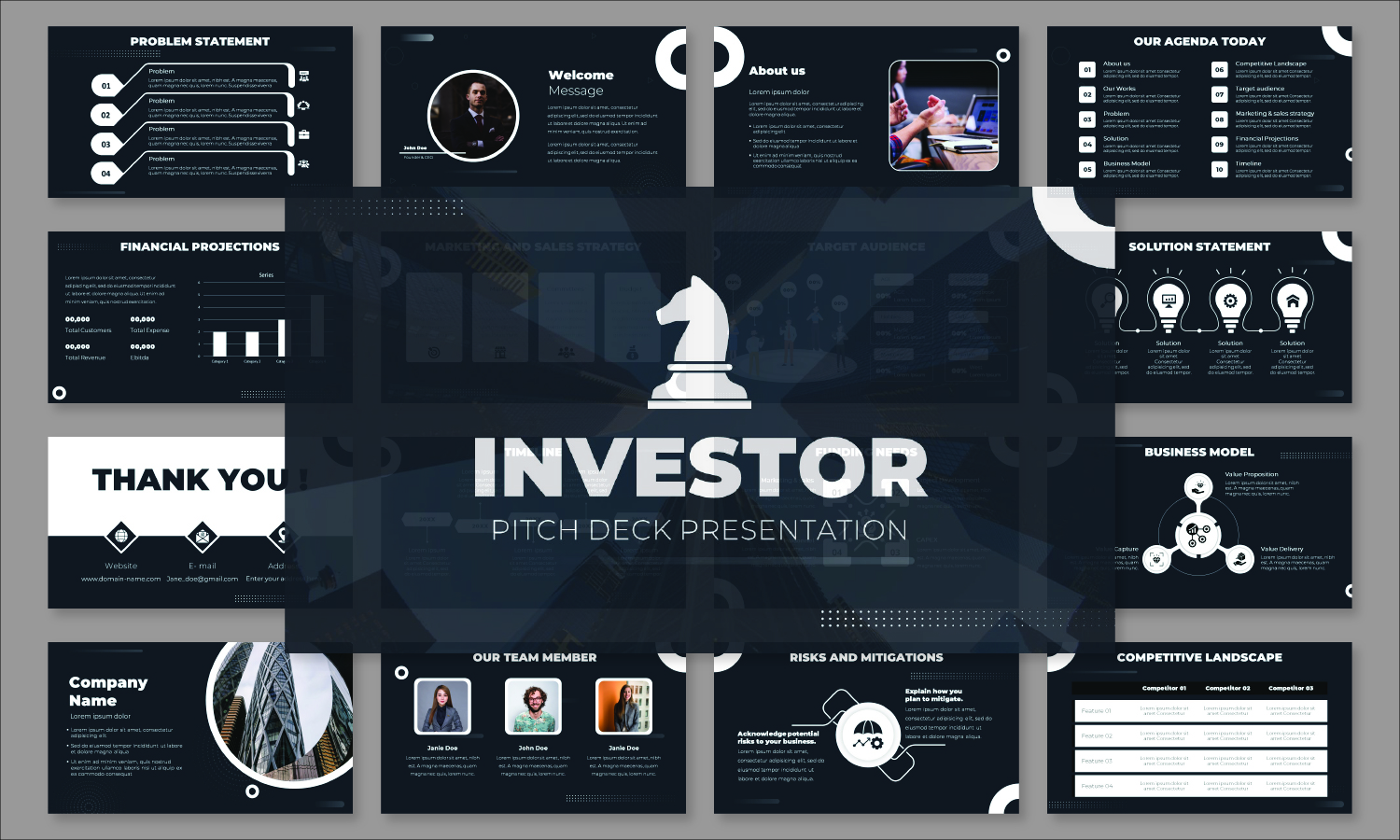 Investor Pitch Deck Presentation