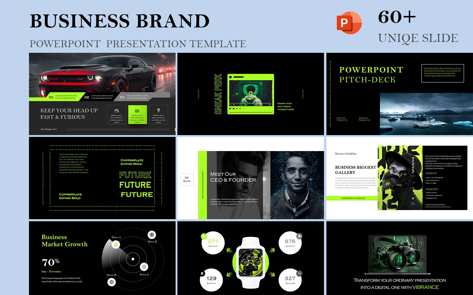 Business Brand PowerPoint Presentation Template