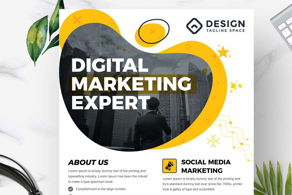 Corporate Marketing Flyer Design Template