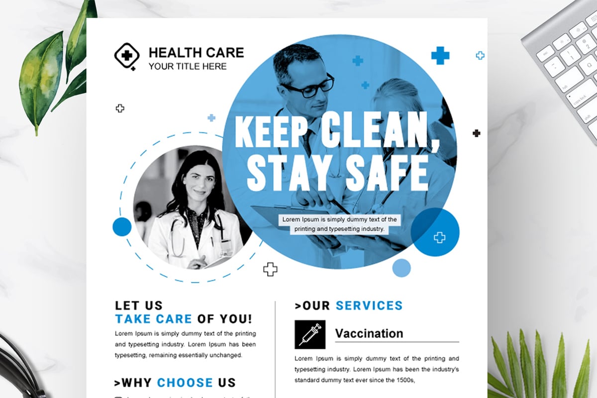 Medical Flyer Template layout