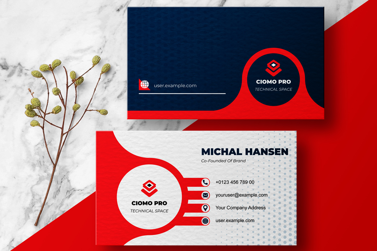 Professional Business Card Templates Layout