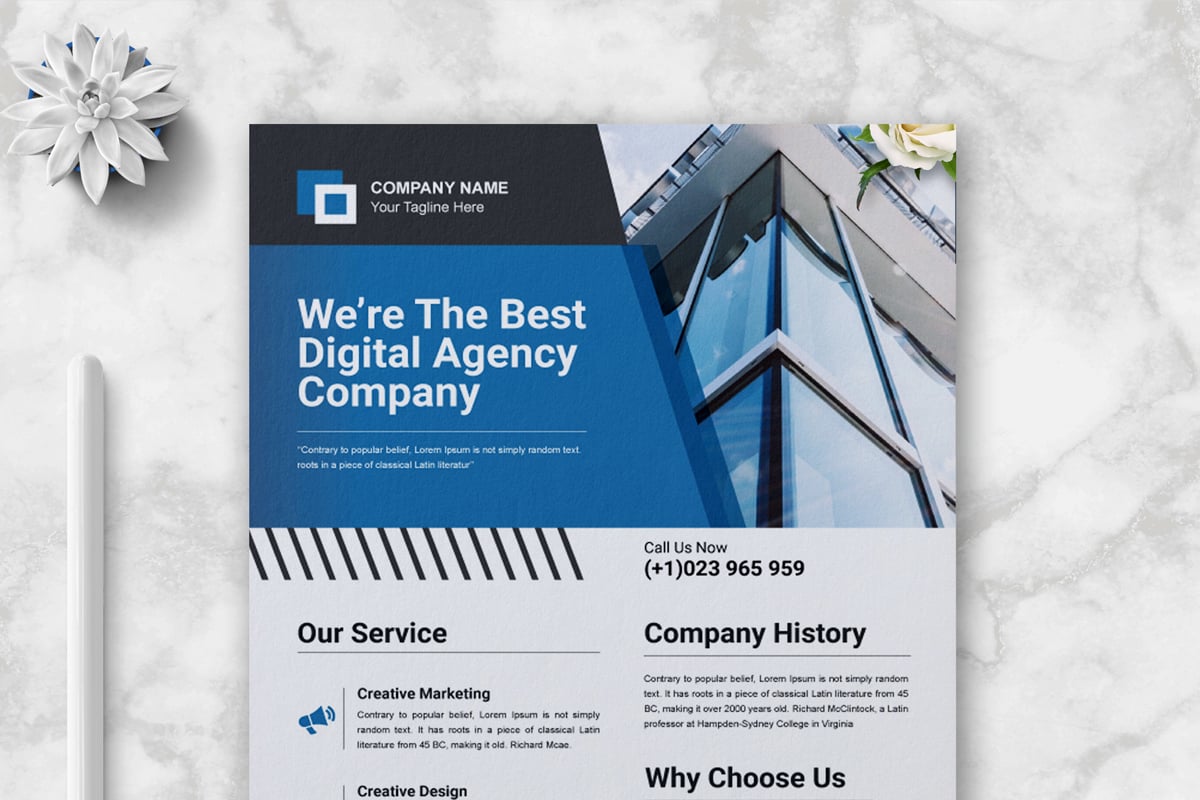 Digital Agency Flyer Template