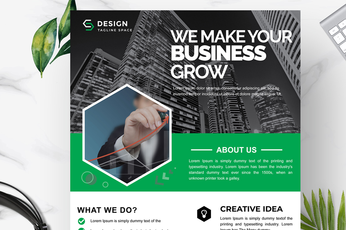 Simple Business Flyers Templates