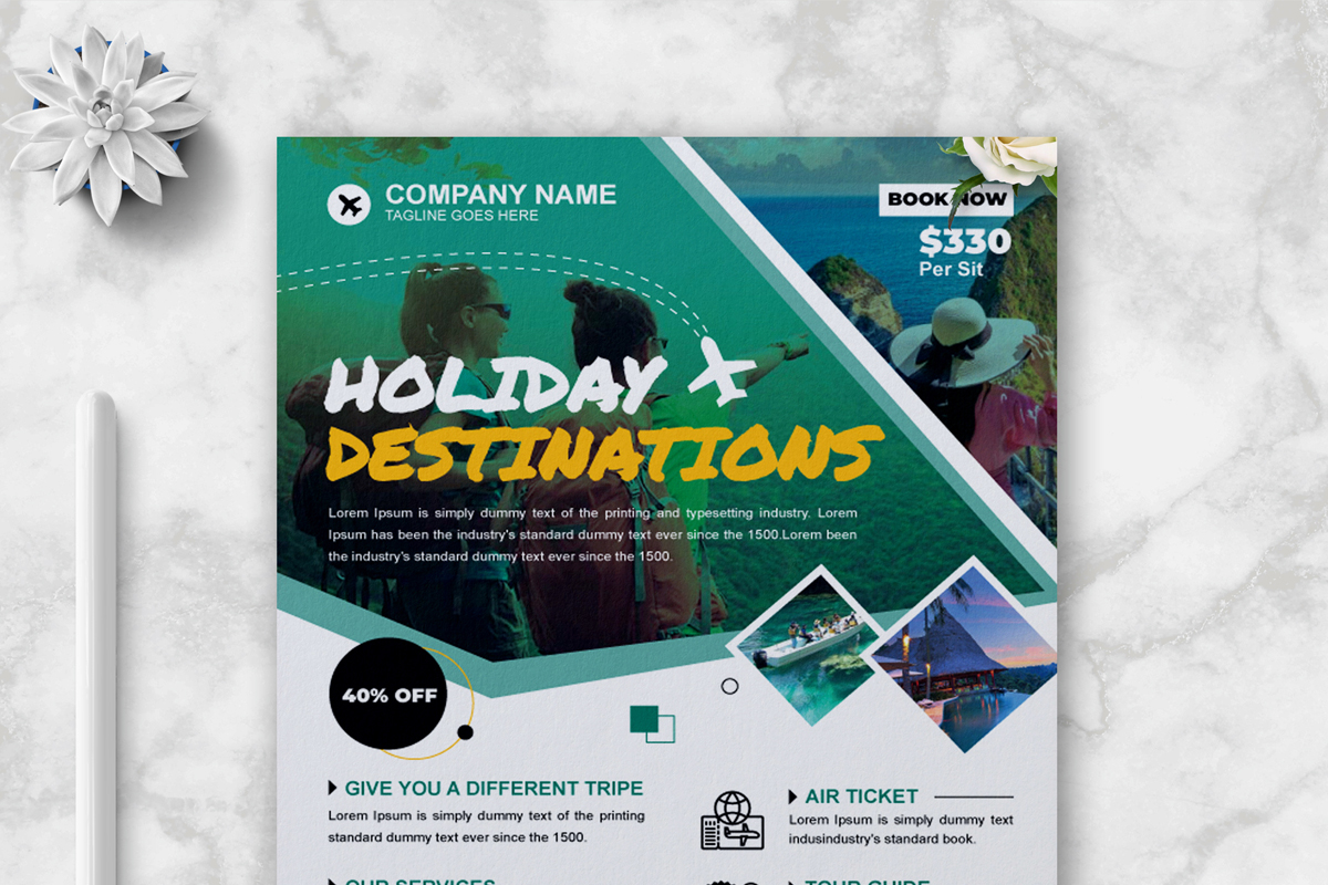 Holiday Destinations Flyer