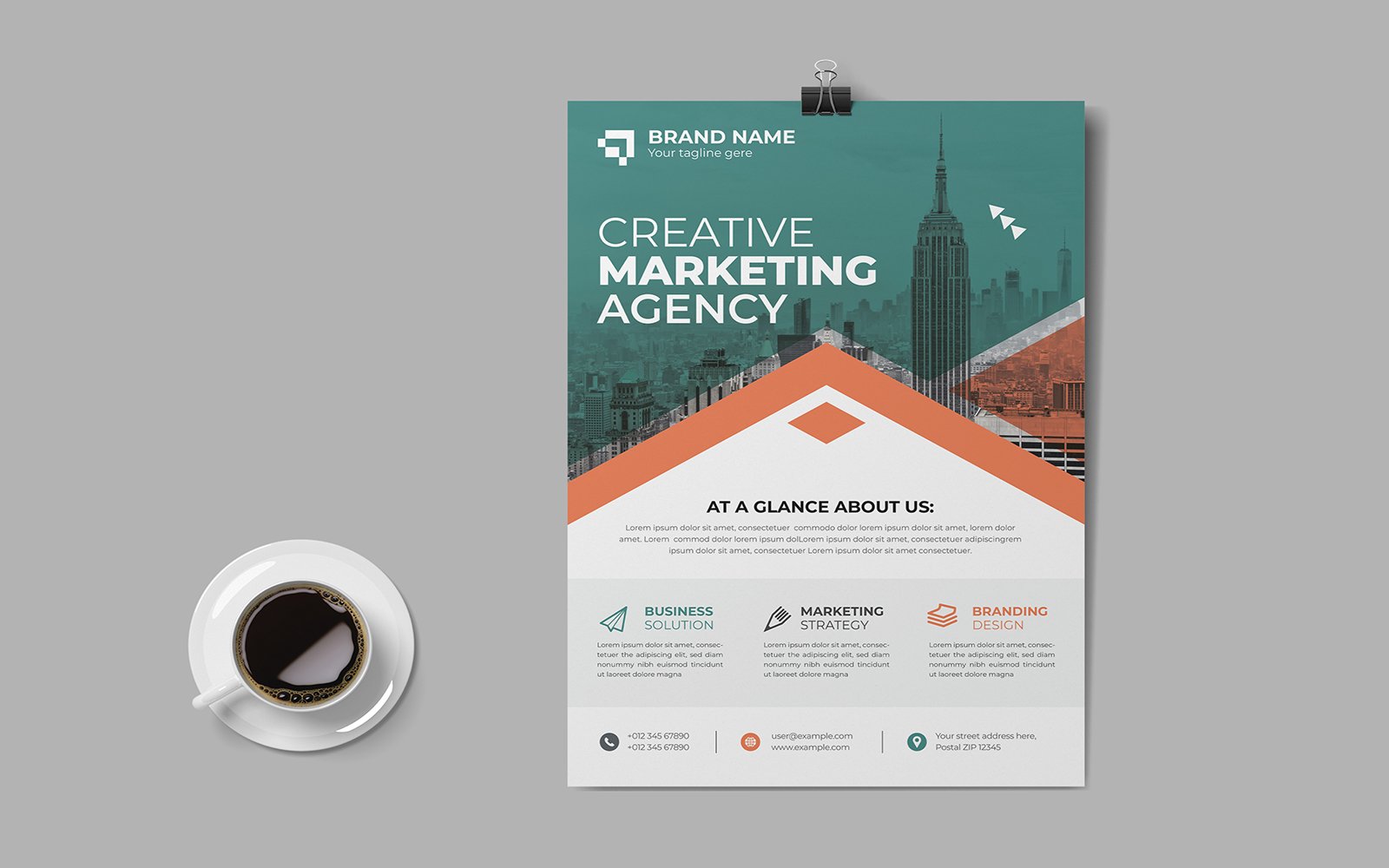 Corporate Business  Flyer Layout