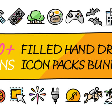 Drawn Multipurpose Icon Sets 373450