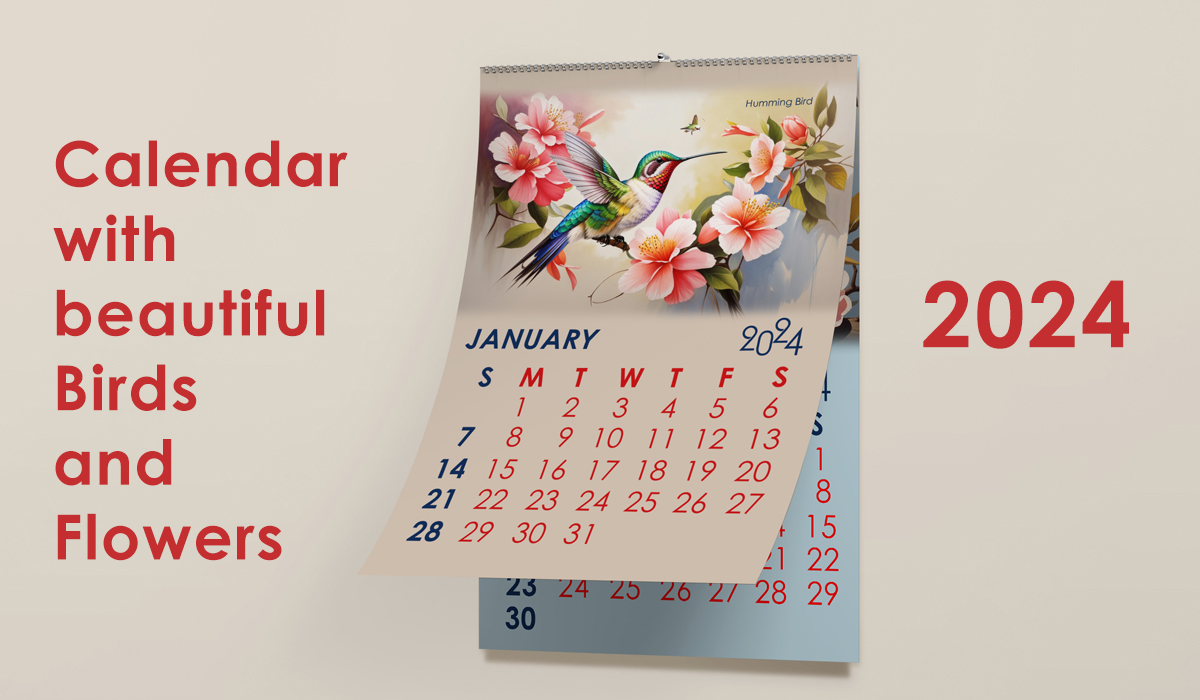 2024 New Year Calendar Template