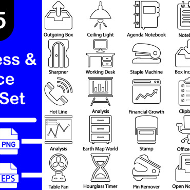 Pen Box Icon Sets 373529