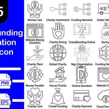 Plant Funding Icon Sets 373552