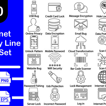 Password Usb Icon Sets 373560