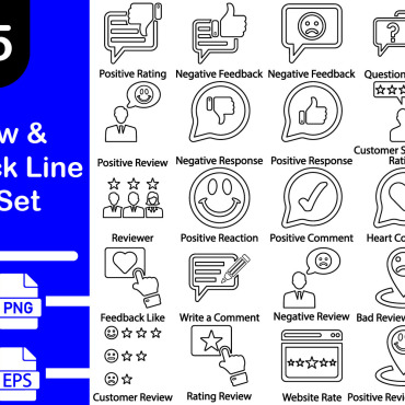 Comment Rating Icon Sets 373569