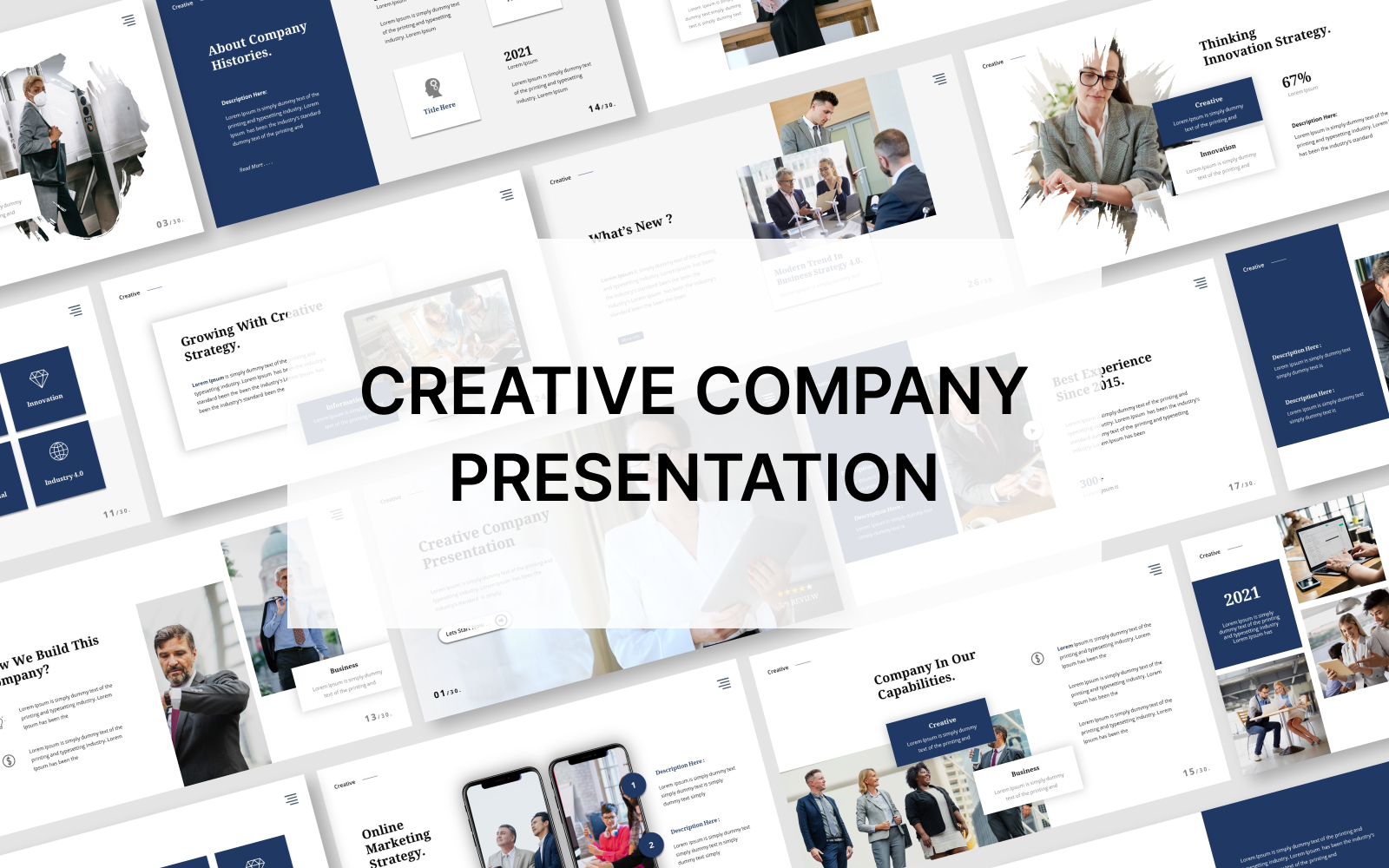 Creative Company Keynote Presentation Template