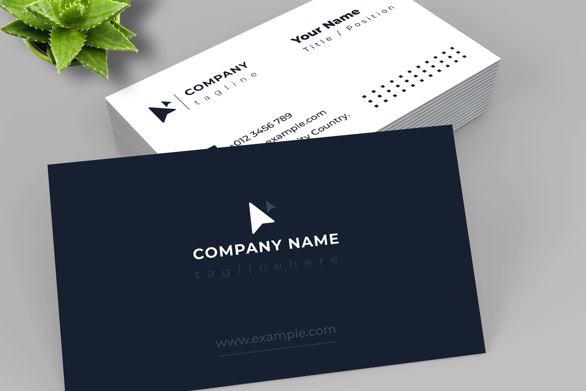 Simple Business Card Design Layout