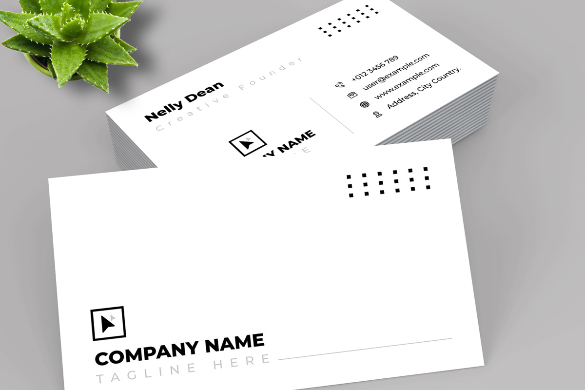 Clean & Creative Business Card Template