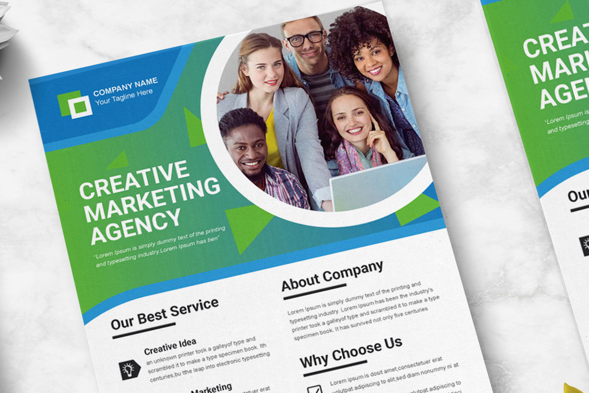 Creative Marketing Agency Flyer Templates