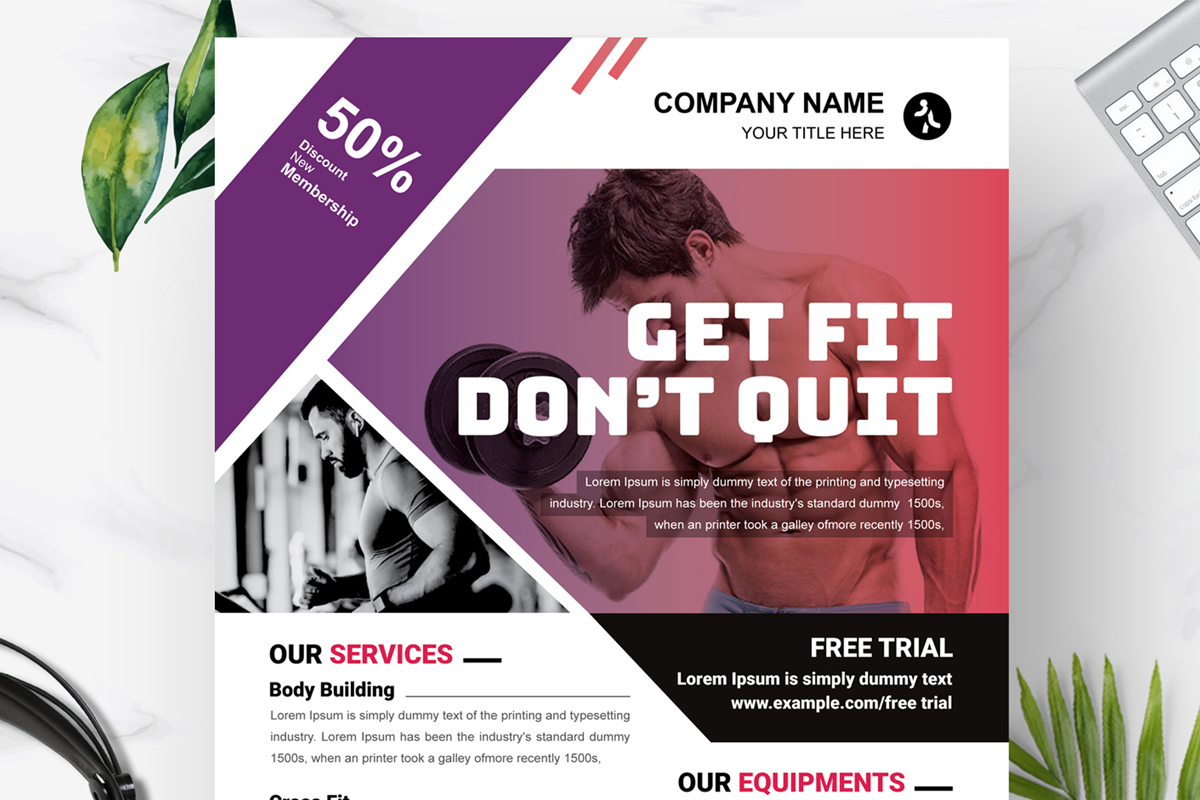 Fitness/Gym Flyer Template