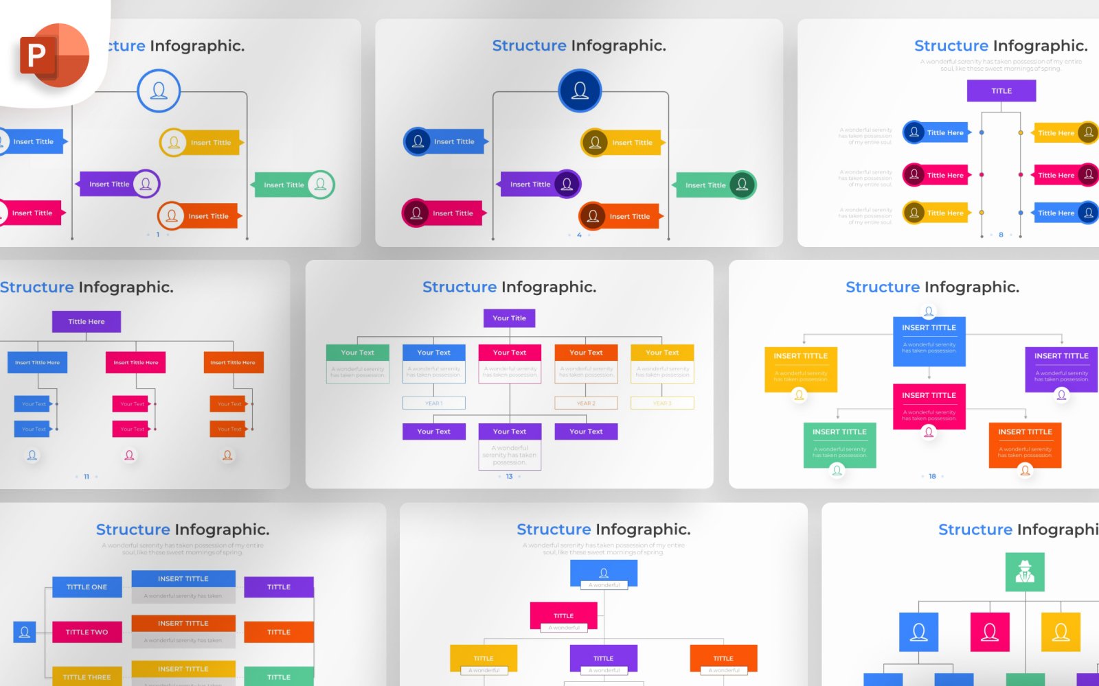 Structure PowerPoint Infographic Template