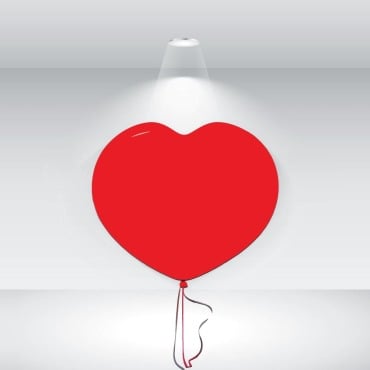 Balloon Heart Illustrations Templates 373799