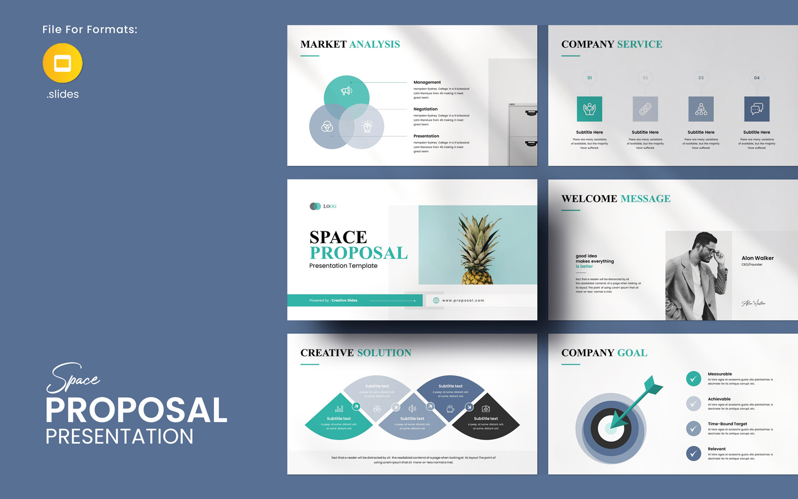 Space Proposal Google Slides Template