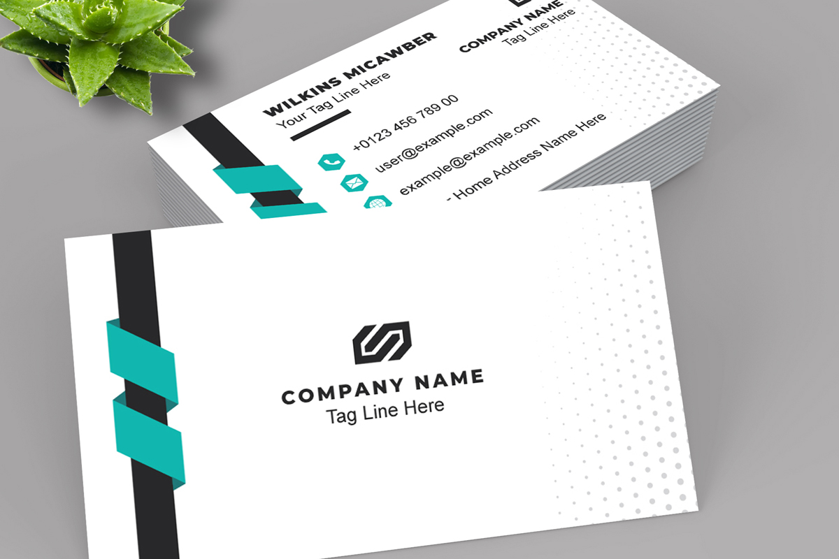 Clean Modern Business Card template