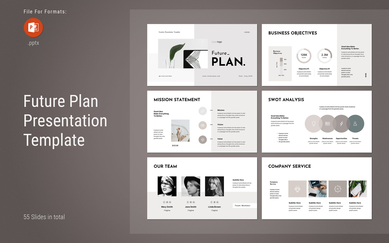 Future Plan PowerPoint Template