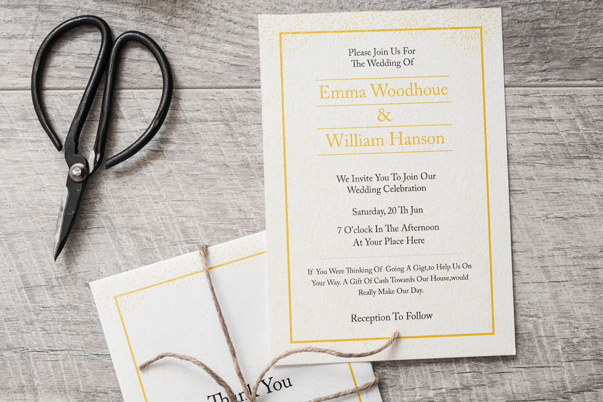 Invitation Card Design Template