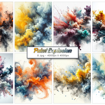 Colorful Ink Backgrounds 373968