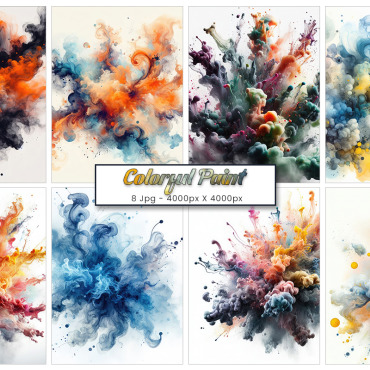 Colorful Ink Backgrounds 374027