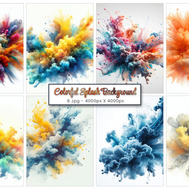 Colorful Ink Backgrounds 374031