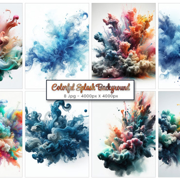Colorful Ink Backgrounds 374032