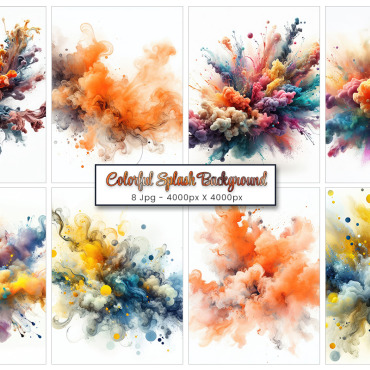Colorful Ink Backgrounds 374034