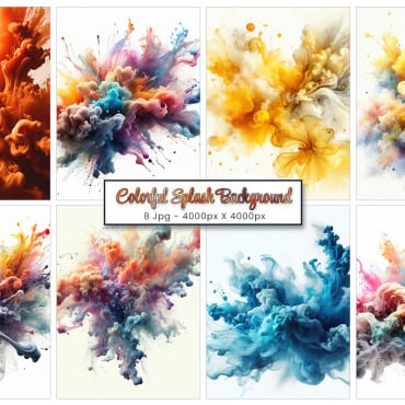 Colorful Ink Backgrounds 374035