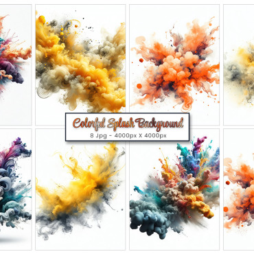 Colorful Ink Backgrounds 374037