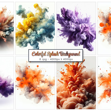 Colorful Ink Backgrounds 374039