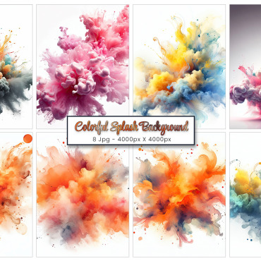 Colorful Ink Backgrounds 374046