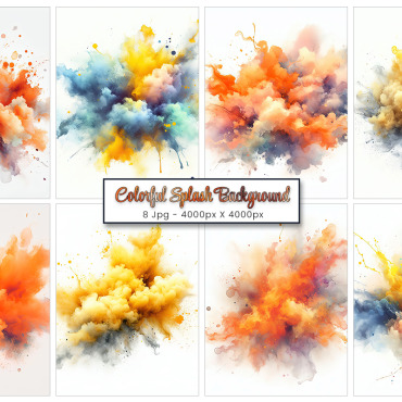 Colorful Ink Backgrounds 374047