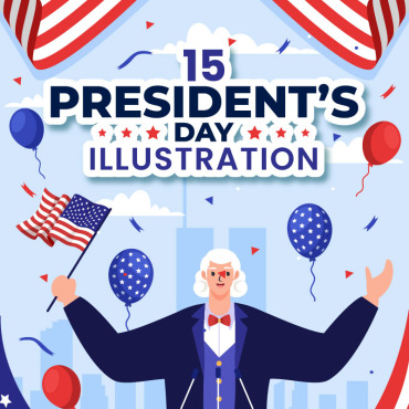 Presidents Day Illustrations Templates 374051